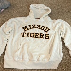 Mizzou Tigers White Hoodie
